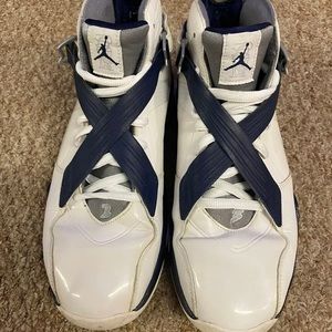 Retro Nike Air Jordan VIII 8 Navy Blue Mens Size 10.5